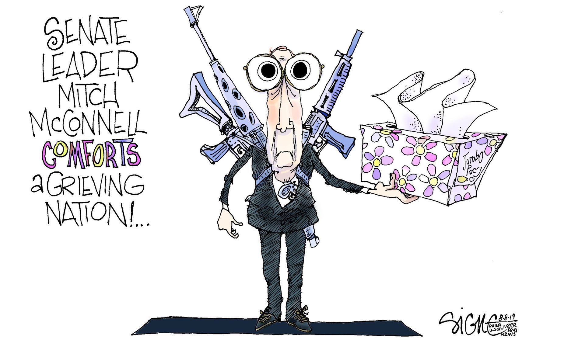 Signe Wilkinson cartoon
